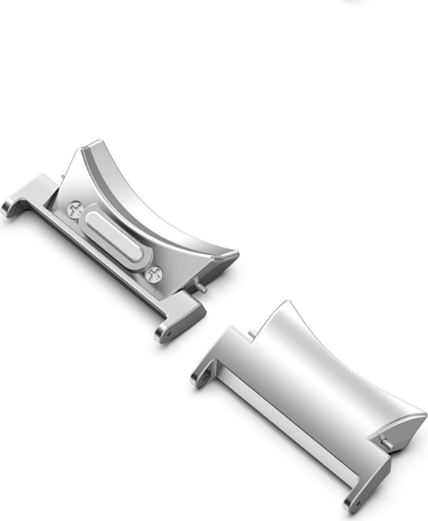 INF 2er-Pack Connector für Samsung Watch 6 Smartwatch-Armbänder Silber