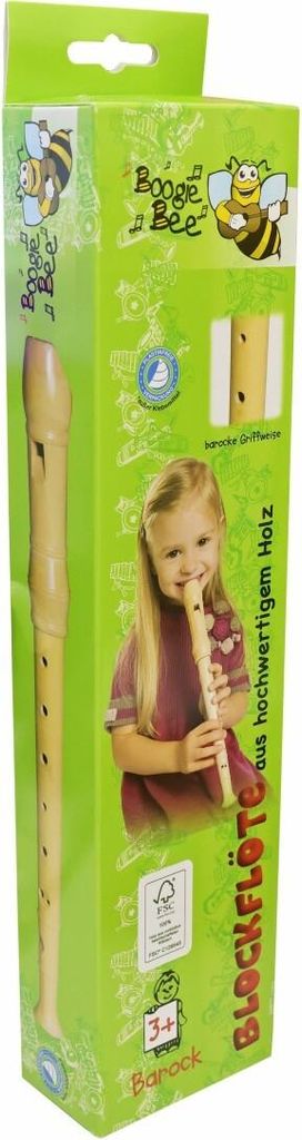 Blockflöte Holz Barockstil 32cm Musikinstrument Kinder