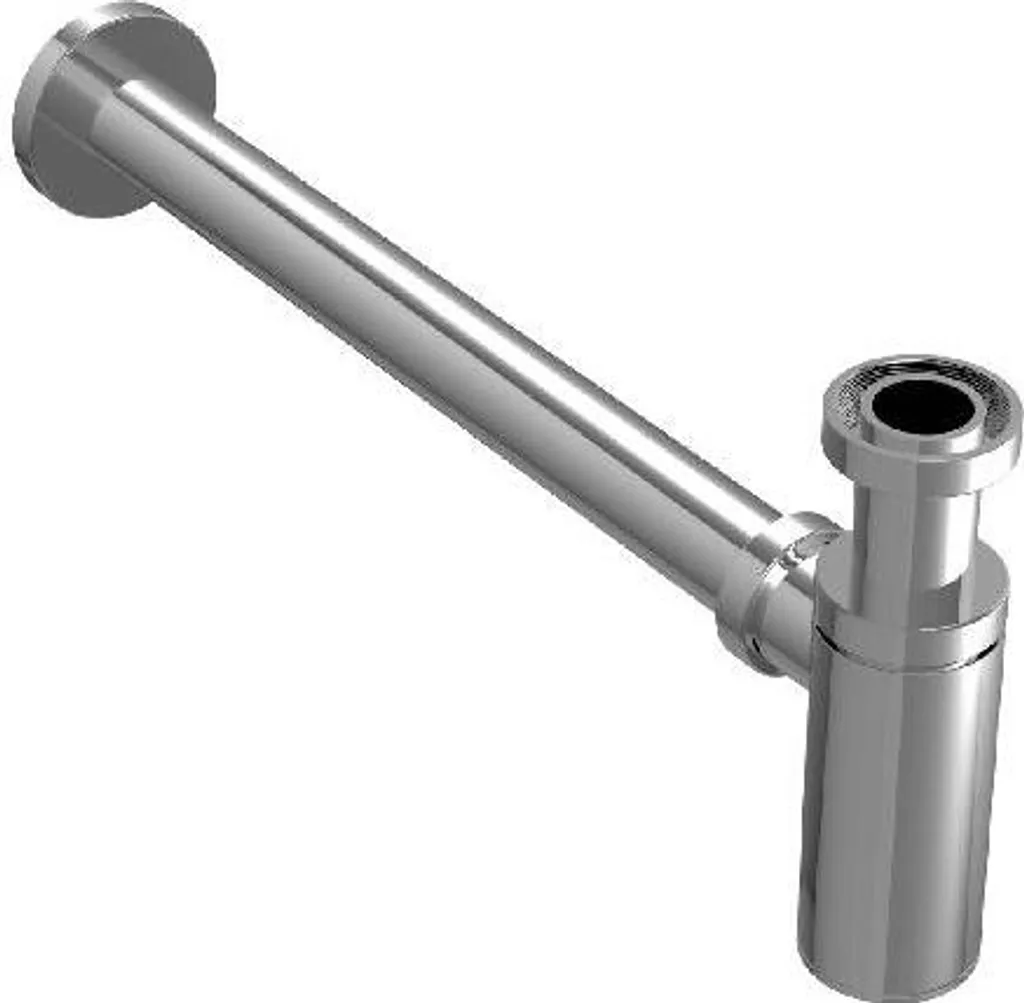 Siphon cylindrique chromé D5859AA Ideal Standard en laiton haute qualité