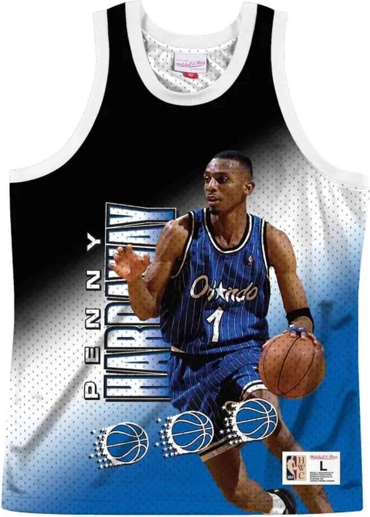 Trikot Mitchell & Ness MSTKMI19002-OMAWHITPHA für Herren