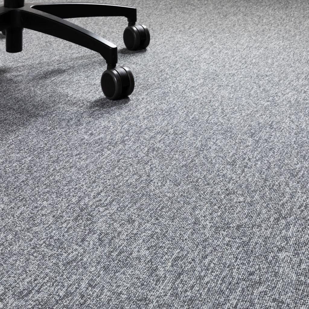 Steffensmeier Teppichboden Kreta Meterware | Auslegware für Kinderzimmer Wohnzimmer Schlafzimmer | Grau, Größe: 300x100 cm