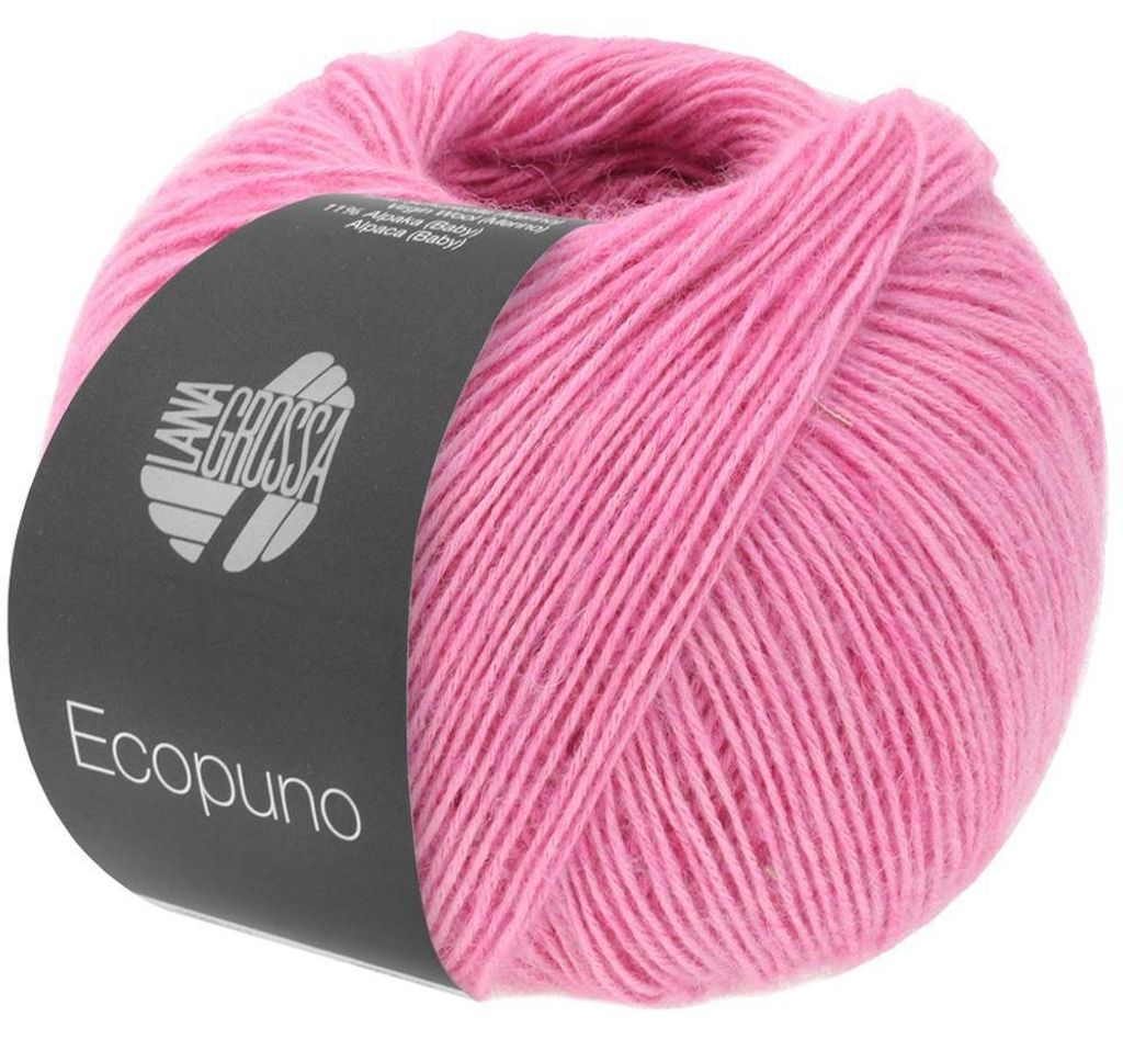 Lana Grossa - Ecopuno 0082 geranienrosa Produktbild 