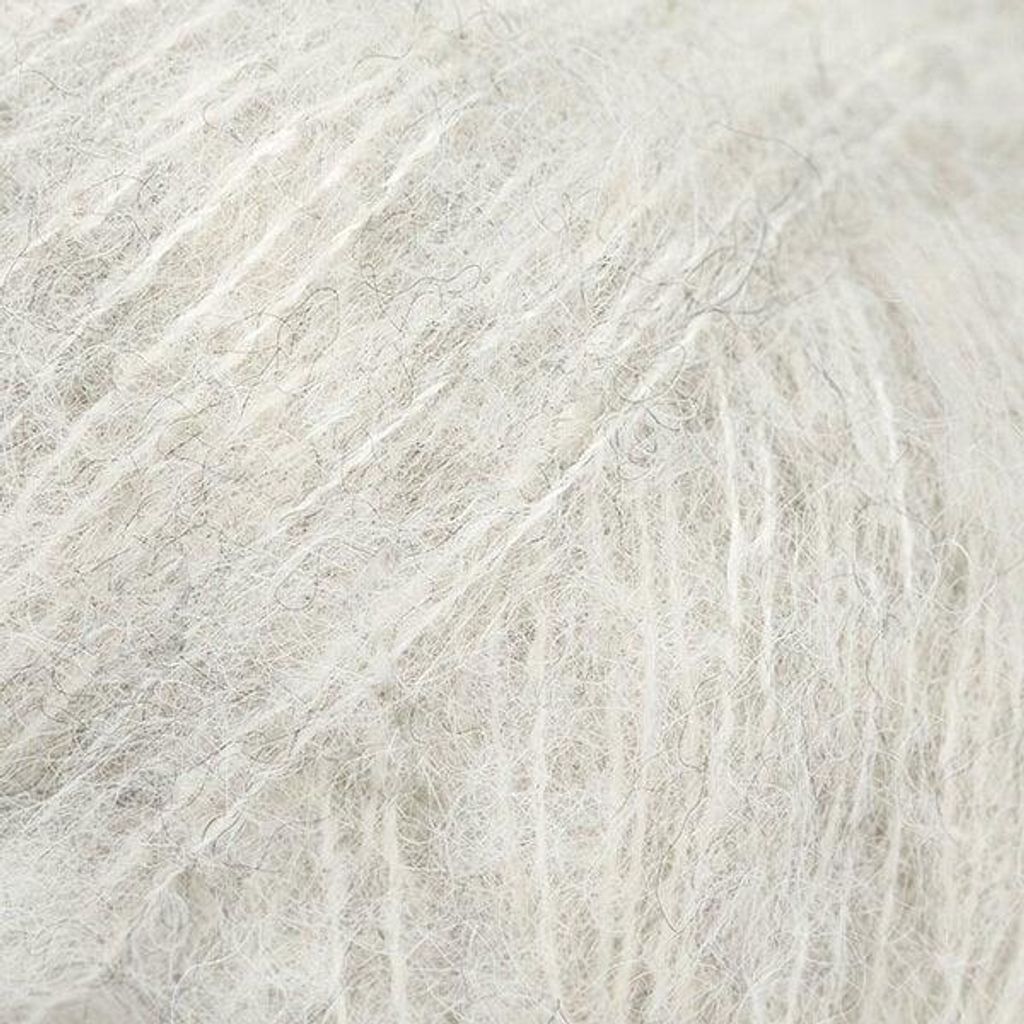 Drops Brushed Alpaca Silk Uni Colour 35 Pearl Grey Pletací Obrázek produktu 