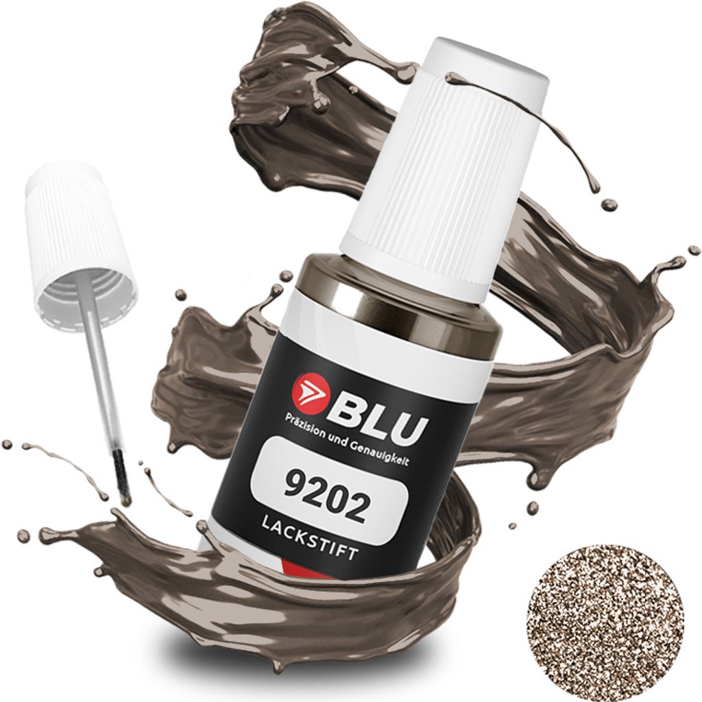 BLU Auto Lackstift Silber kompatibel für Skoda 9202 Produktbild 