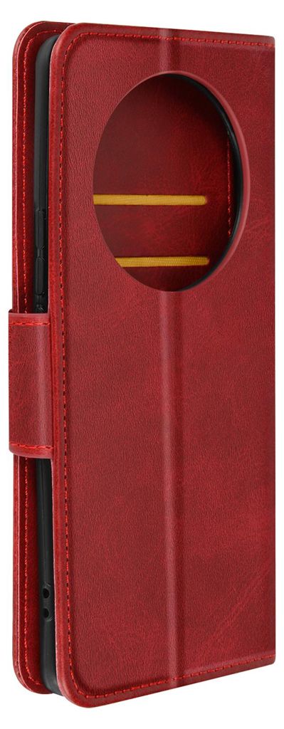 Avizar, Etui für Honor Magic 6 Lite 5G Portemonnaie Handschlaufe Standfunktion, Bordeaux