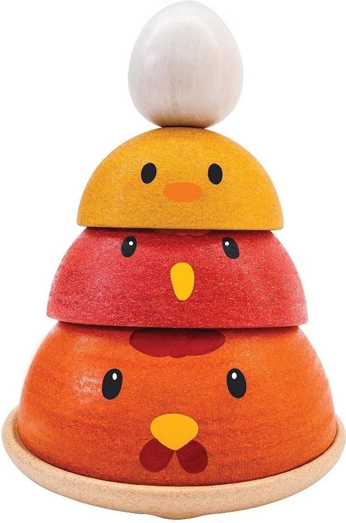 PlanToys Holzspielzeug Hühner-Nestbau Produktbild 