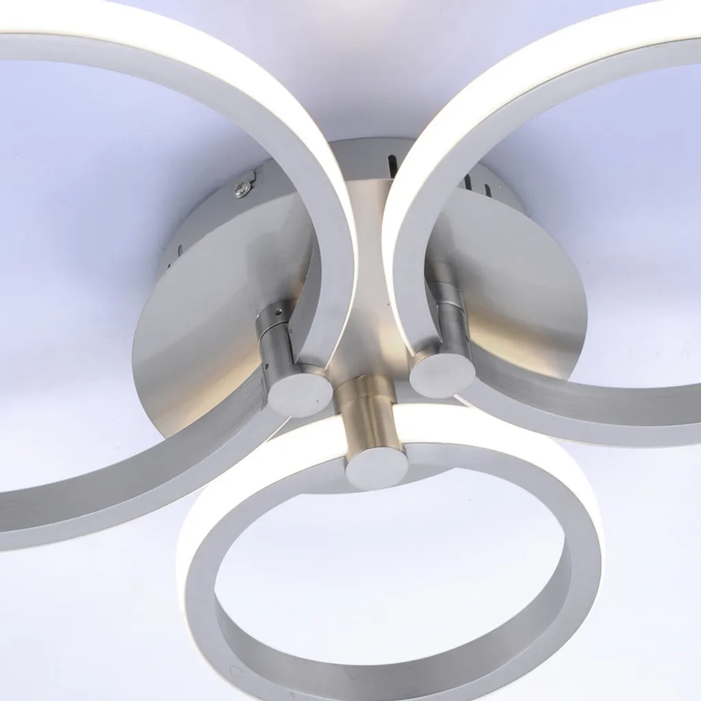 Plafoniera LED Johanna 15962: Luce Calda 3000K per Camera e Salotto - 18