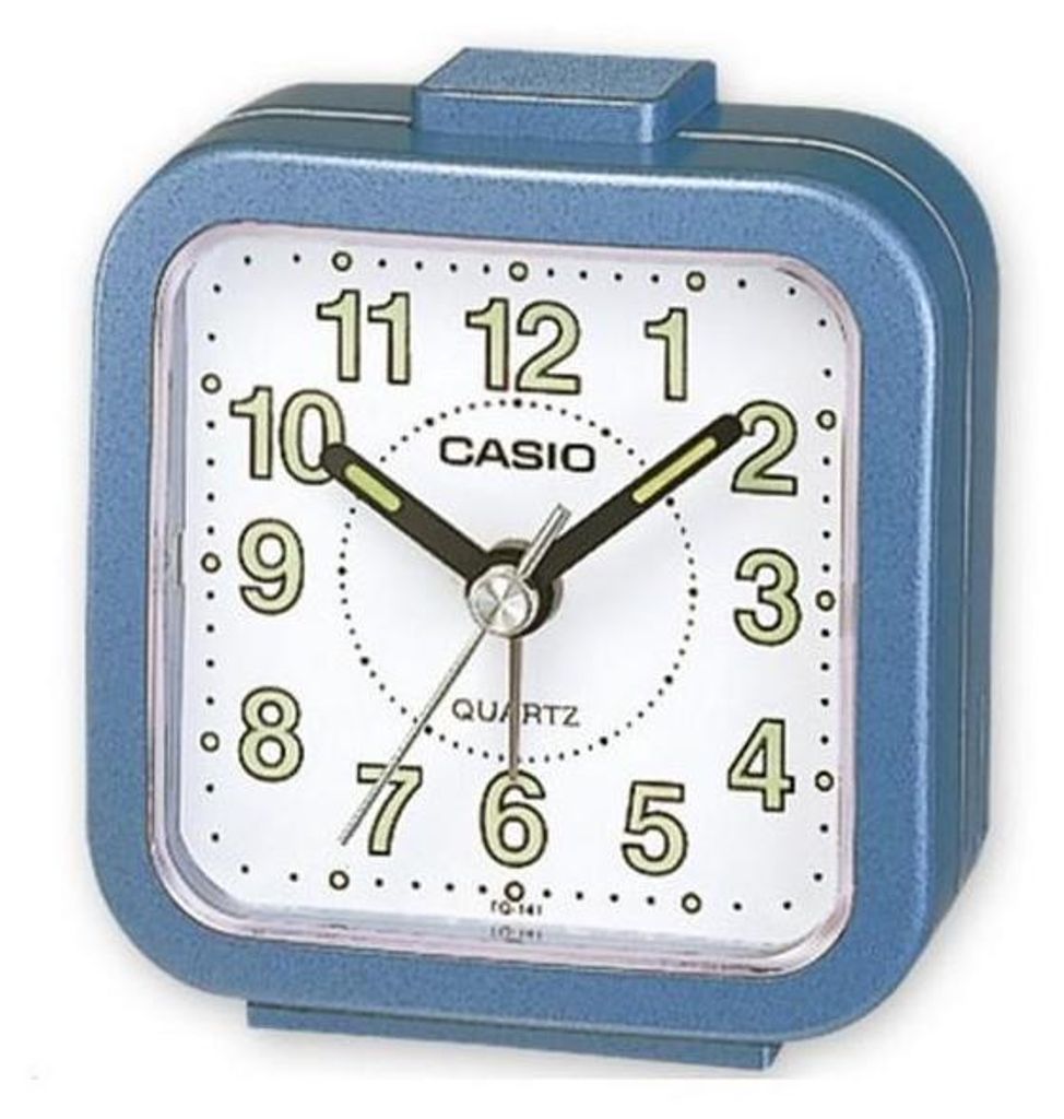 Casio TQ-141-2, Tabuľka, Analógové hodiny, Štvorec, Modrá, Obrázok produktu 