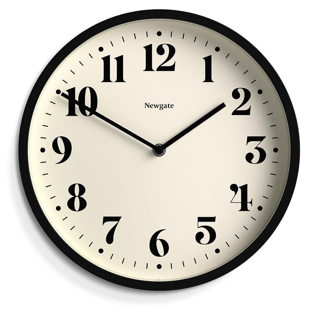 Newgate Number Four - Wanduhr -  Schwarz Produktbild 