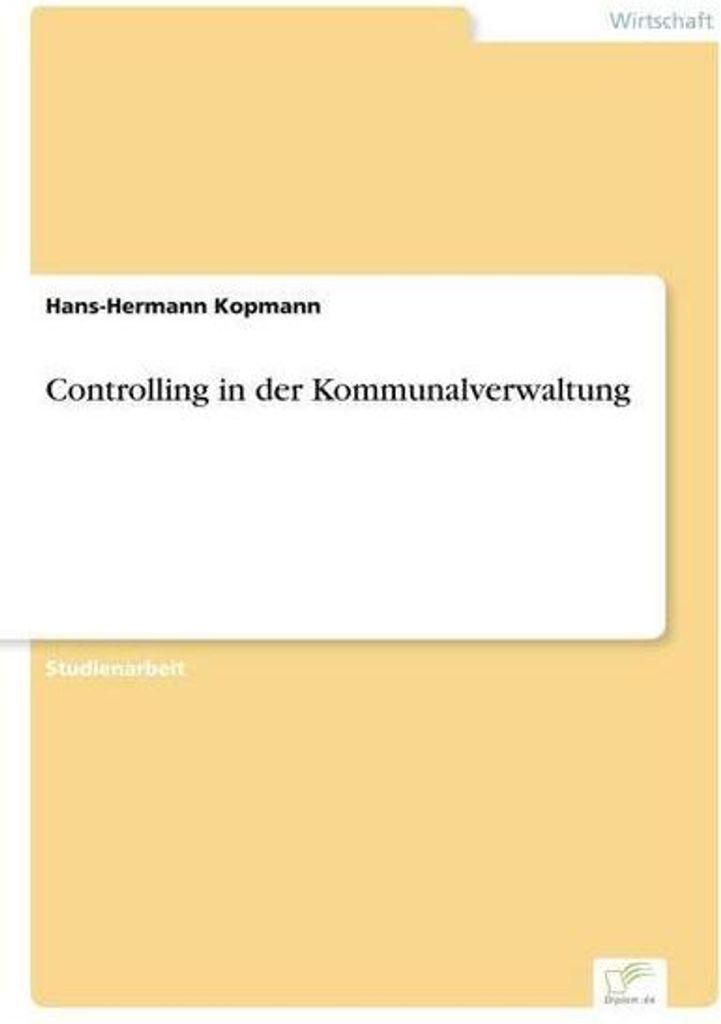 Controlling in der Kommunalverwaltung