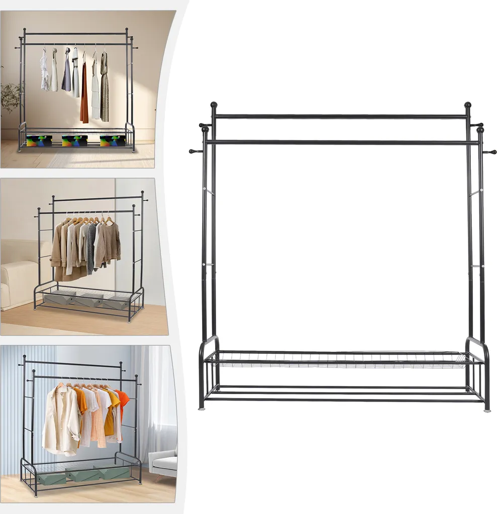 Porte-manteau pour la maison noir - Gain de place entrée et chambre