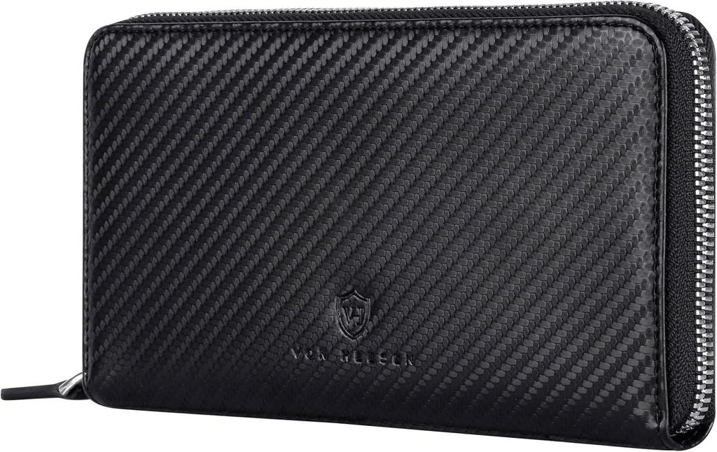 Leder Geldbörse mit RFID-Schutz - Portemonnaie für Damen & Herren aus echtem Leder - Wallet mit Münzfach - Geldbeutel für Frauen und Männer