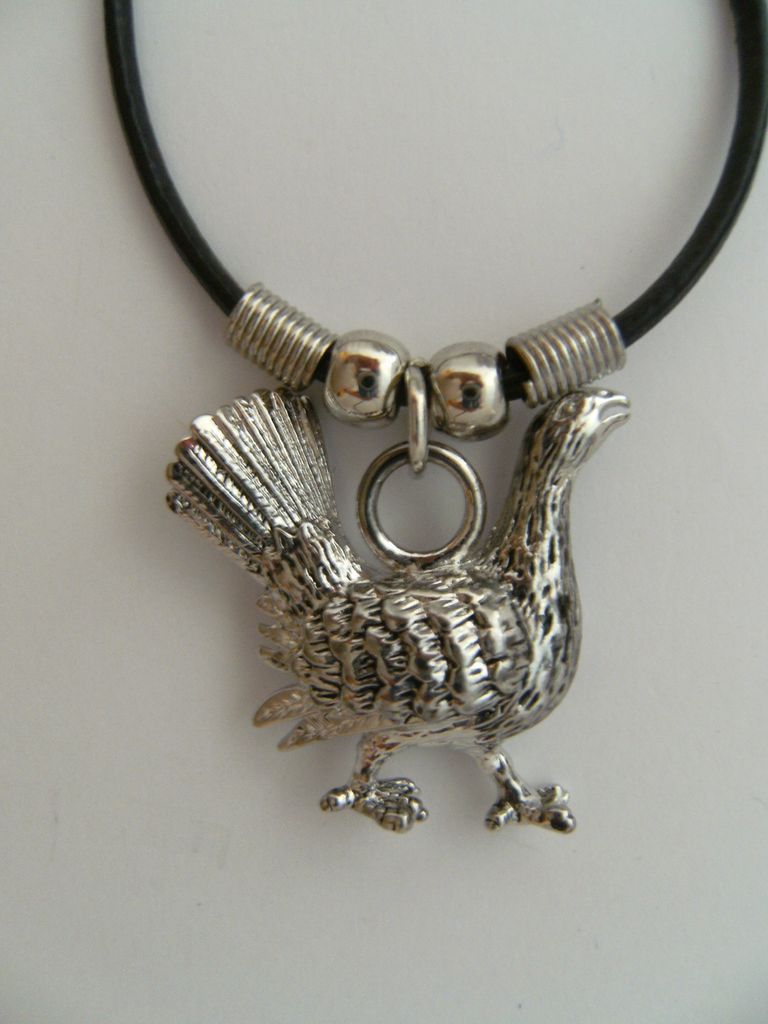 Kette mit Anhänger Auerhahn, Ketten Modeschmuck Tiere Tier Produktbild 