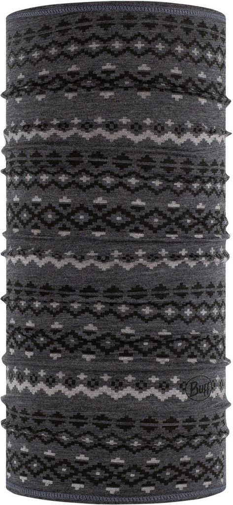 Buff Merino Lightweight Neckwear Faizen Grey UNI Schlauchschal / Halswärmer