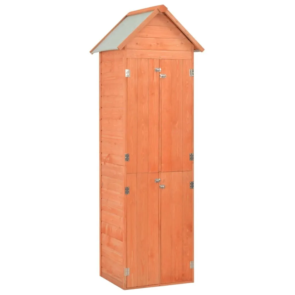 Remise à outils de jardin 71x60x213 cm en bois de sapin traité - Modèle G1