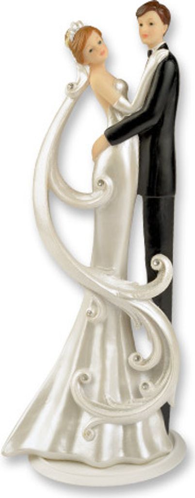 Günthart großes Brautpaar Tortenfigur auf Basis