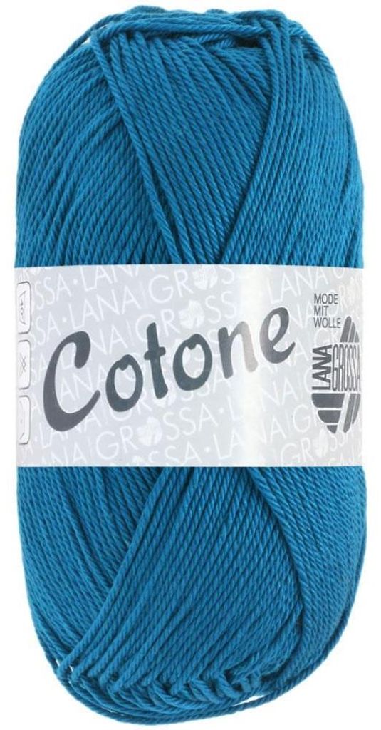 Lana Grossa - Cotone 0091 petrolblau Produktbild 