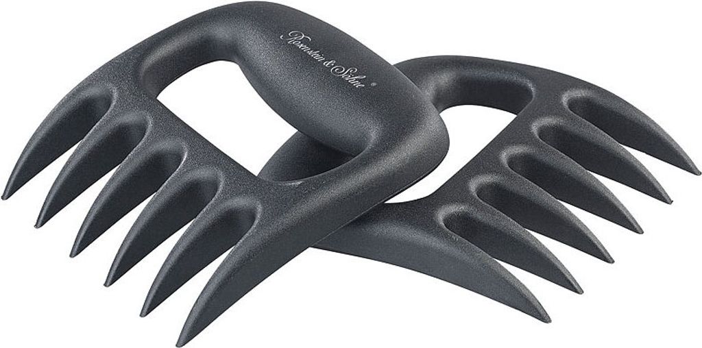 2er-Set Fleisch-Krallen BBQ Claw aus hitzebeständigem Kunststoff Tatzen BPA-frei Pulled Pork Barbecue