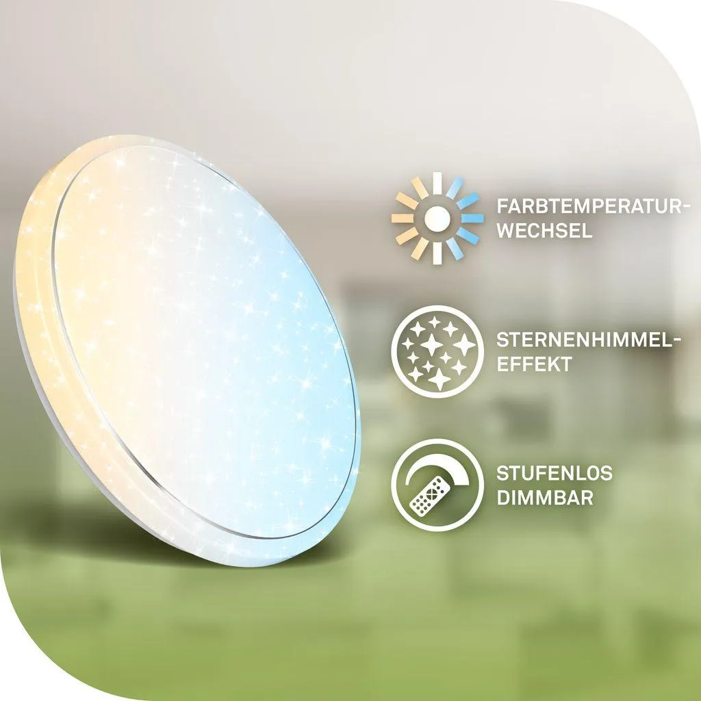 Fini l'Éclairage Fixe : Plafonnier LED CCT Dimmable avec Télécommande - 9