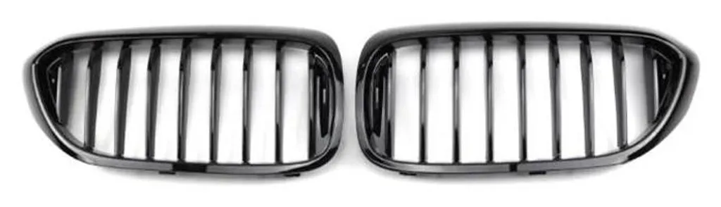 Grilles de calandre BMW Série 5 G30 G31 et F90 M5 en ABS noir brillant