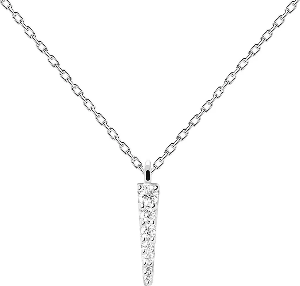 Collier Peak pointe en argent 925, le cadeau idéal pour anniversaire