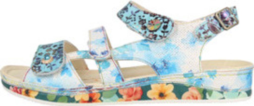 Laura Vita Sandalen in Übergrößen Mehrfarbig BRCUELO 06 Indigo große Damenschuhe