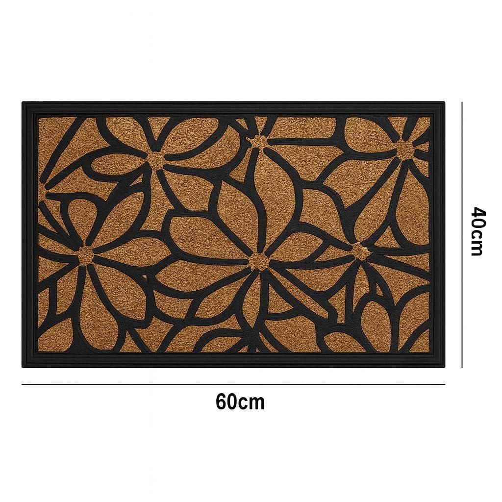 Türmatte Fußmatte Schmutzfangmatte Kokos Fußabtreter Außen Innen 60x40 cm Motiv4