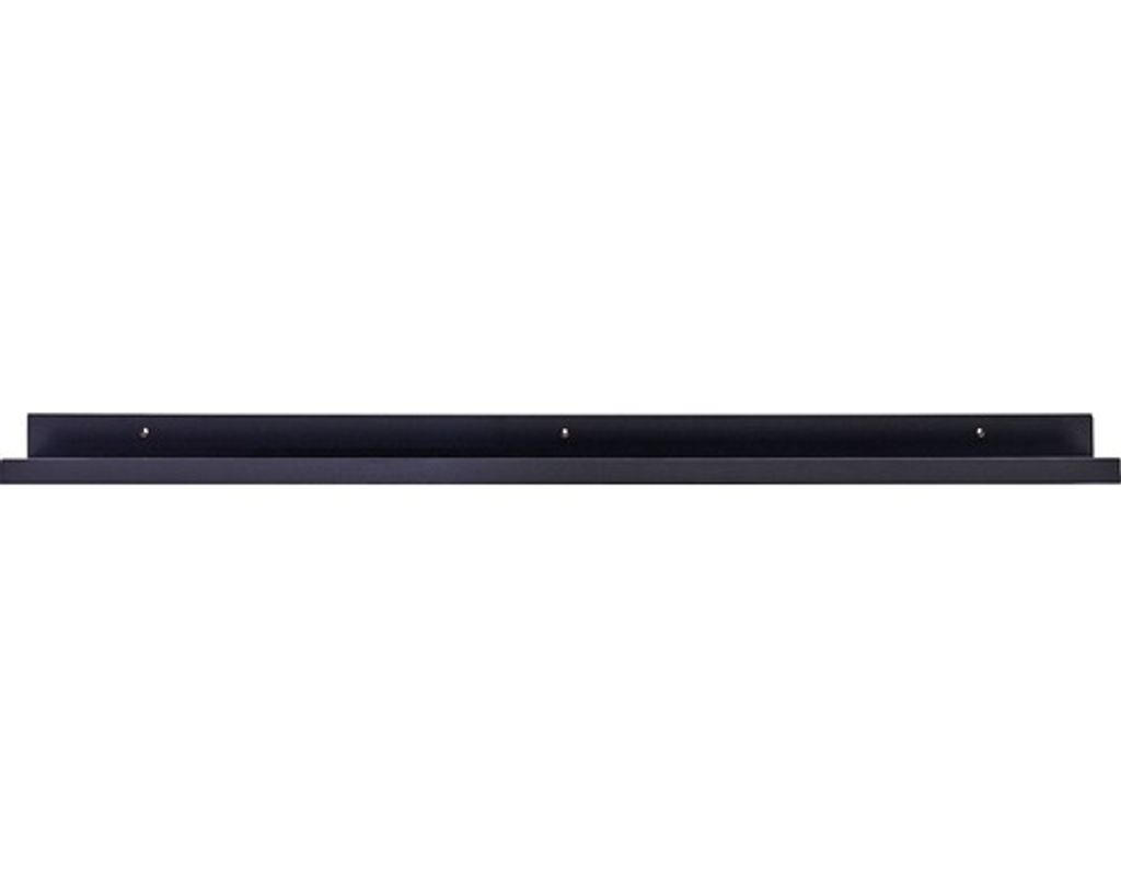 Bilderleiste Wandboard Wandregal schwarz 115 cm Produktbild 