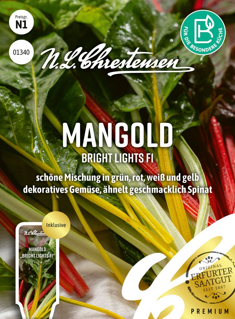 Mangold Bright Lights F1 | Mangoldsamen von N.L. Chrestensen