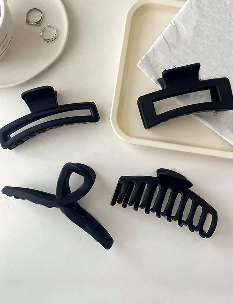 Set 4 Fermagli Capelli Camerazar Neri: Accessori Professionali Styling - 17