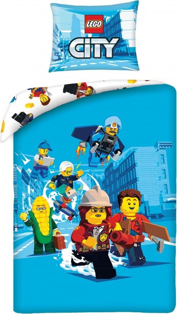 Lego City - Pościel - 140 x 200 cm + 70 x 90 cm Zdjęcie produktu 