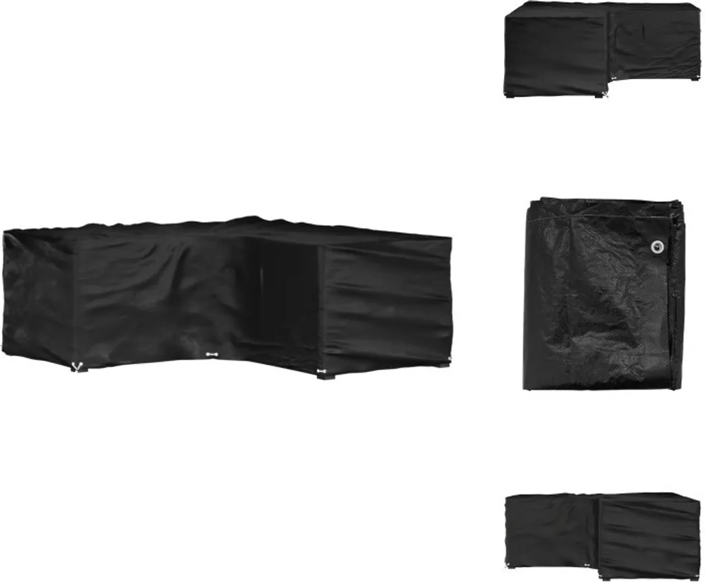 Copridivano Esterno a L 215cm vidaXL - Protezione Totale Mobili Rattan