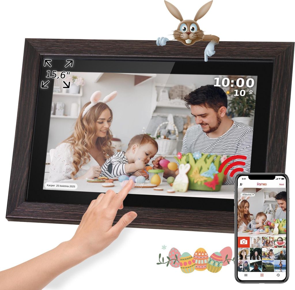 Kruger&Matz KM1102 Frameo WiFi cornice digitale, 15 Immagine del prodotto 