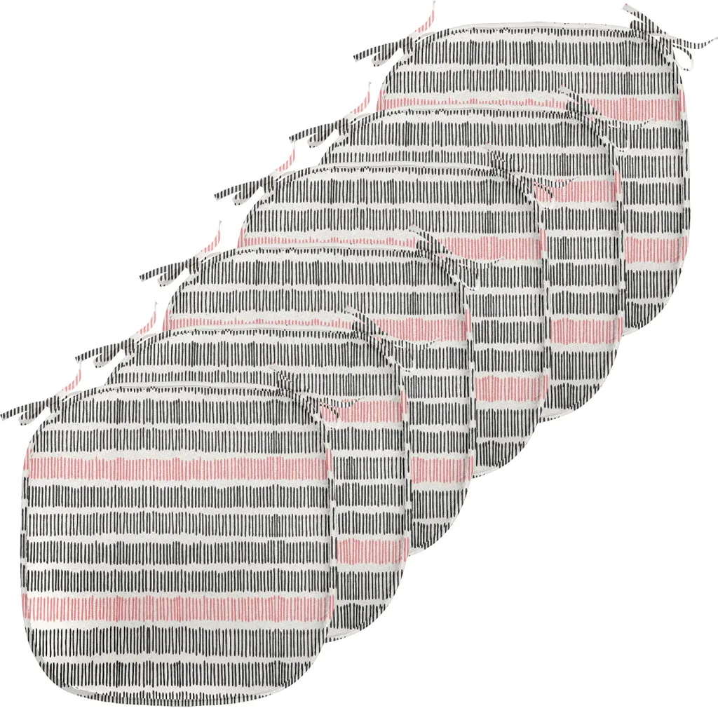 Coussins pour Chaise de Salle à Manger 40cm - Lot de 6 Design Abstrait