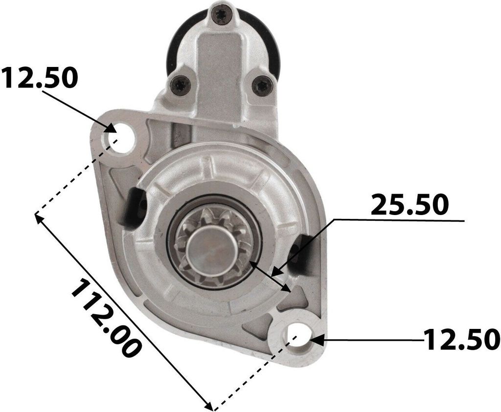 TESLA TECHNICS TT16340 PRO Starter Anlasser 2,2kW für VW TIGUAN (5N) 12V