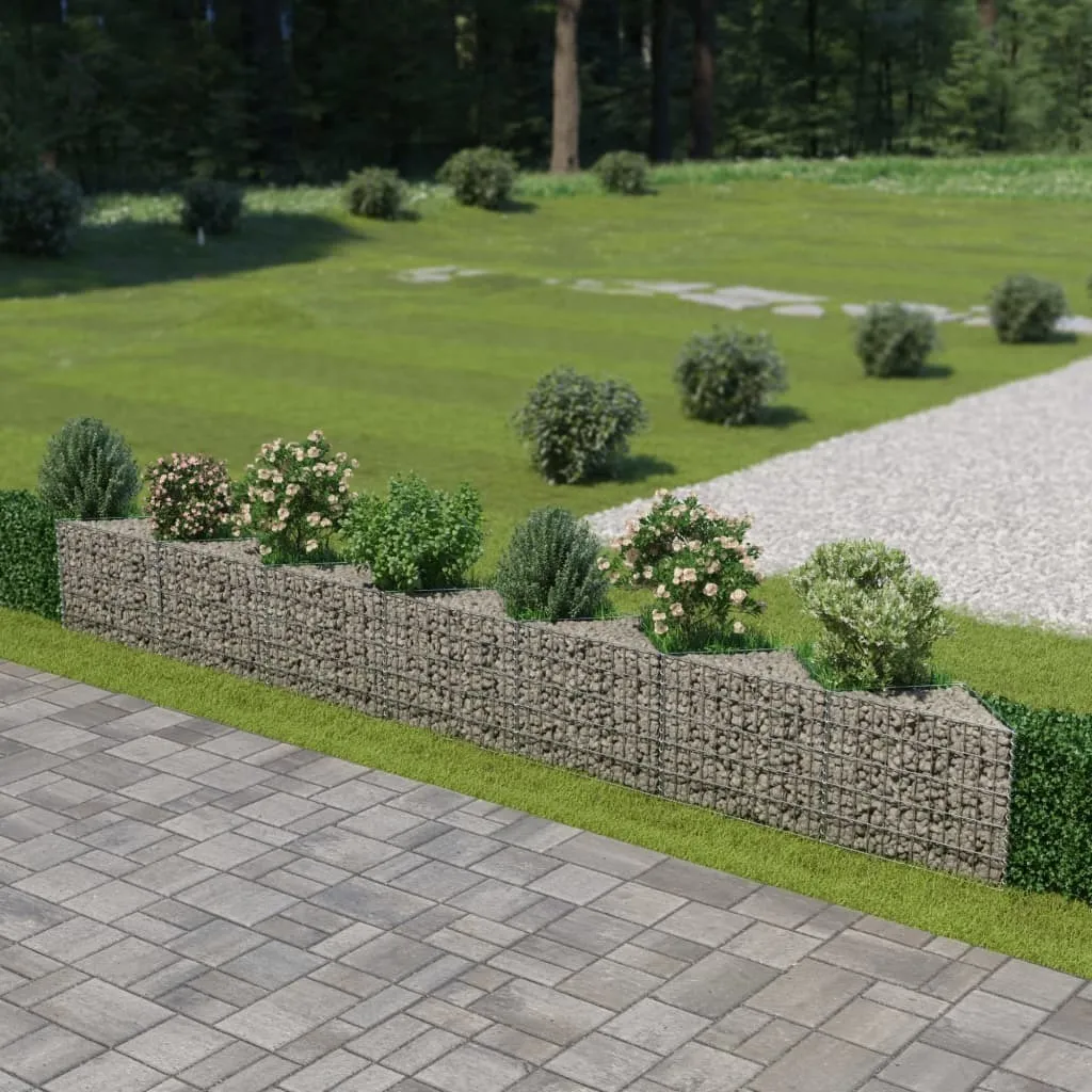 Crea il Tuo Muro in Pietra | Gabbione The Living Store 450x30x50 cm