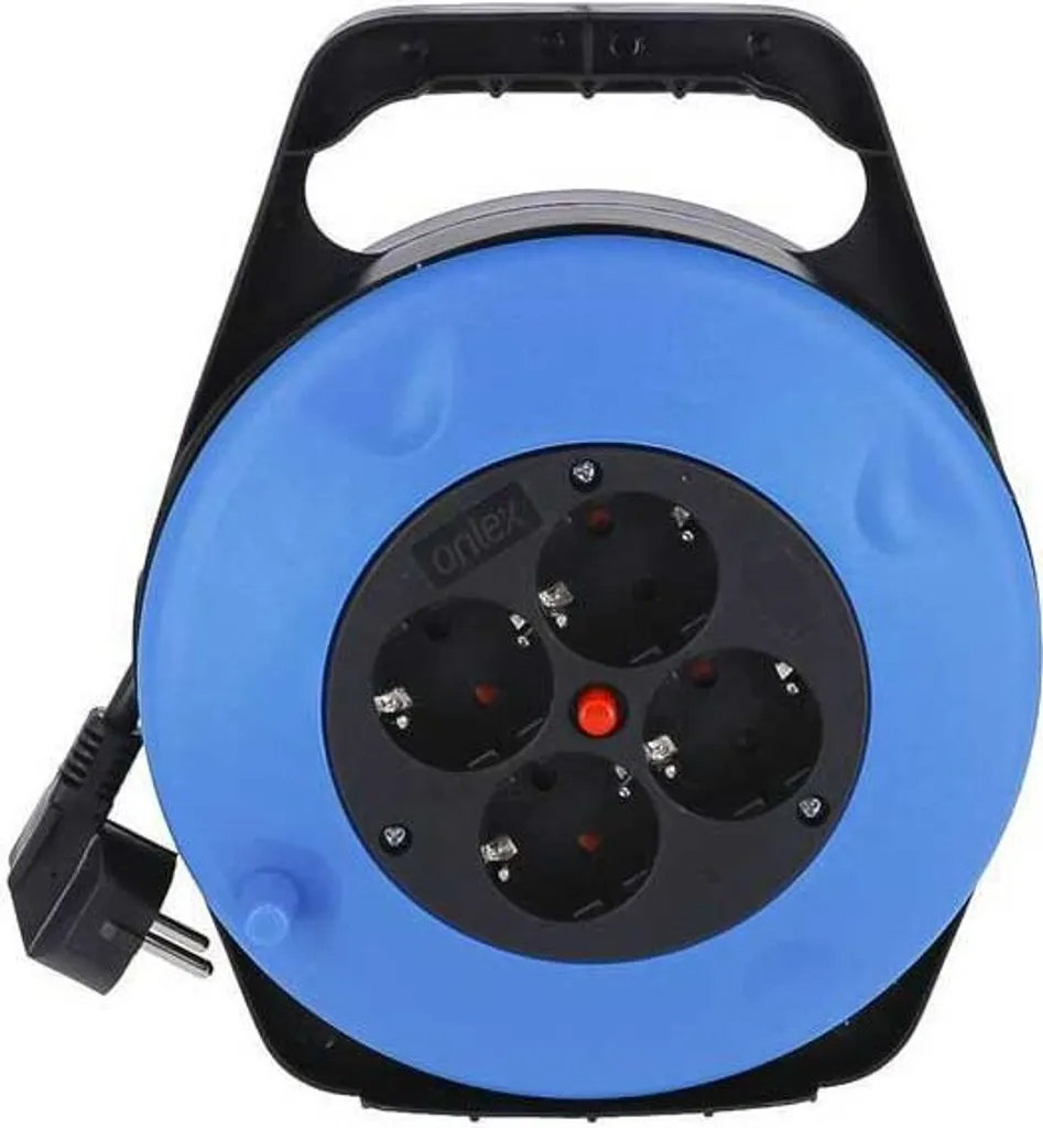 Prolunga retrattile a 4 vie Onlex 5 M Blu Blu Taglia unica