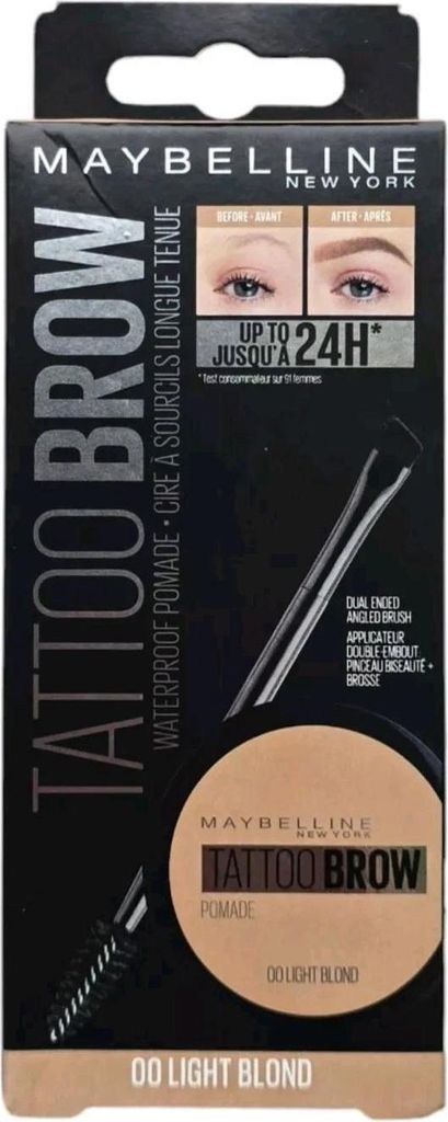 Maybelline Tattoo Brow Pomade Augenbrauenpomade 00 Hellblond