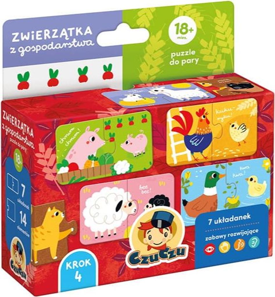 CZUCZU Bauernhoftiere-Puzzle für Paare 93143