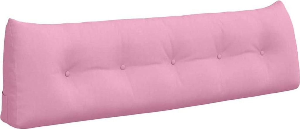 vidaXL Rücken Kissen Rosa 160 x 24 x 50 cm Stoff
