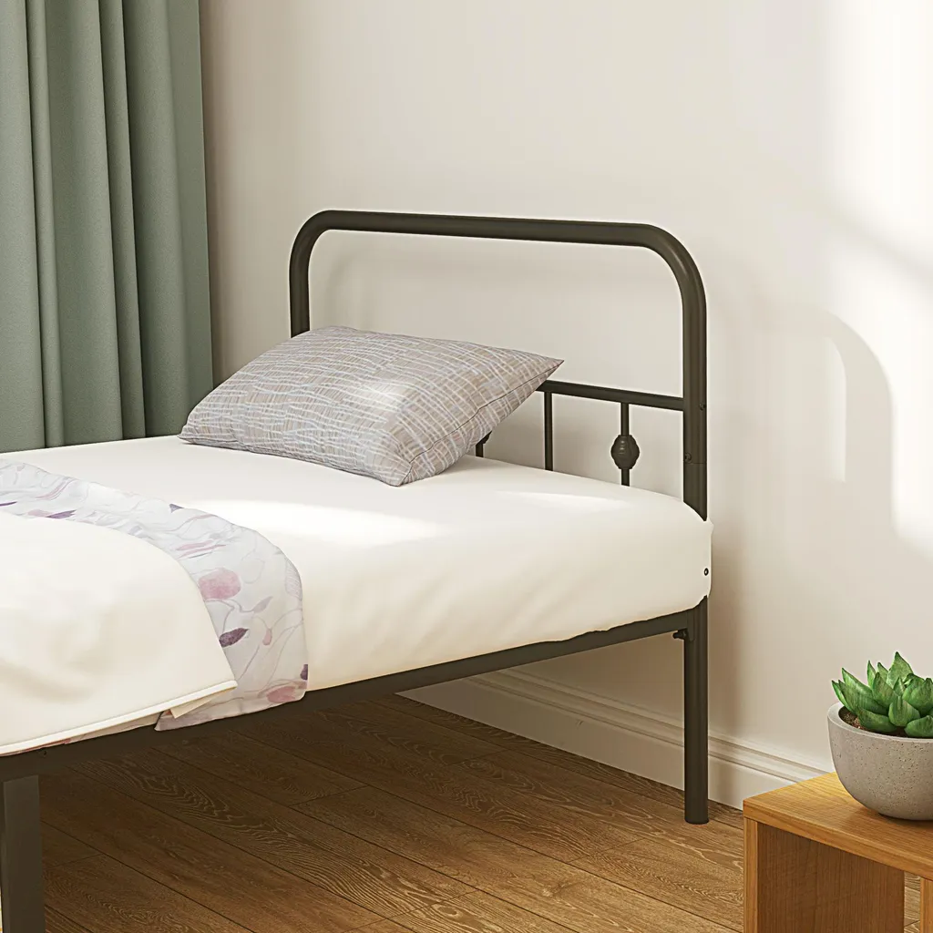 Lit d'appoint chambre d'amis pliable 90x200 cm : Solution de couchage - 7