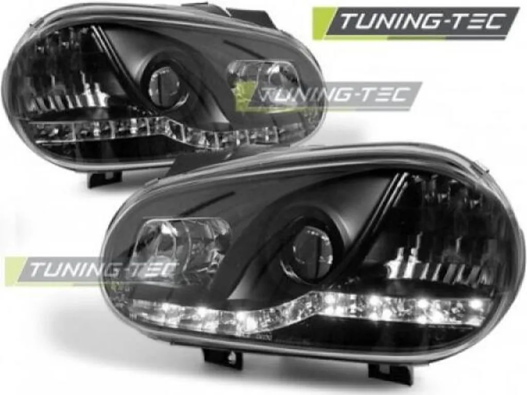 Améliorer l'Éclairage VW Golf 4 avec Phares LED Noirs et Feux Jour