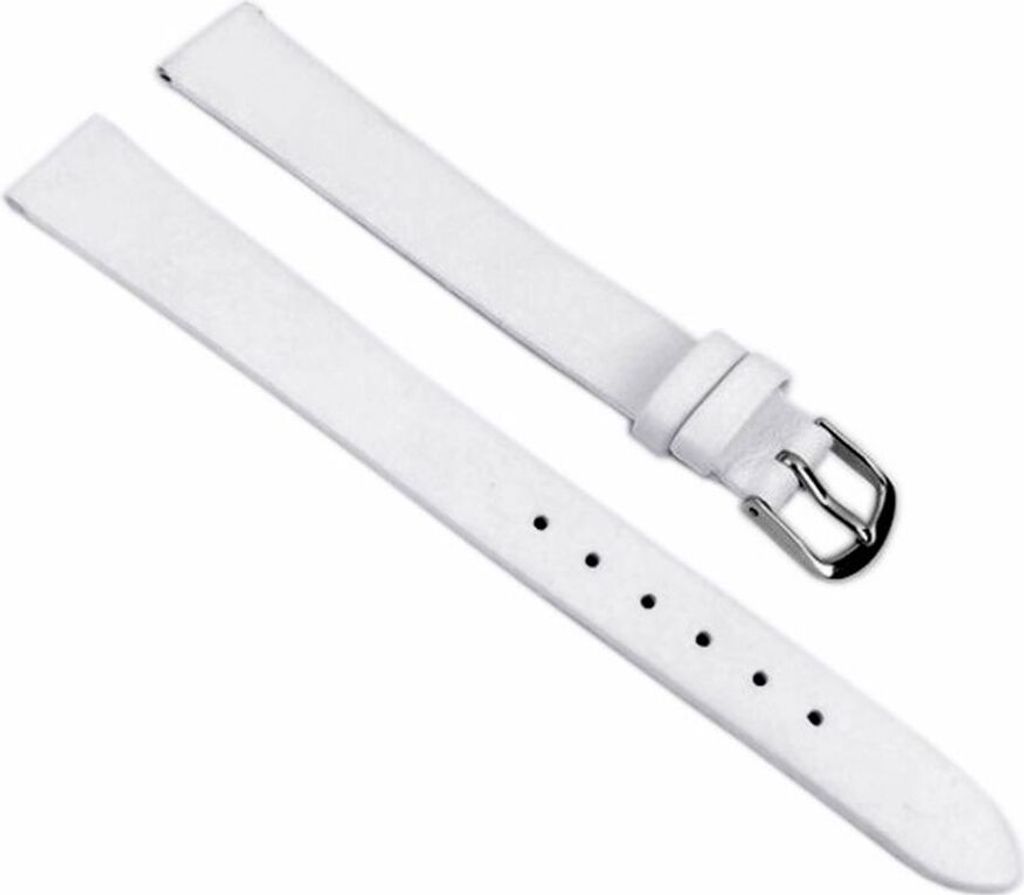 Eulit Dolly Uhrenarmband Kalbleder weiß seidenmatt Produktbild 