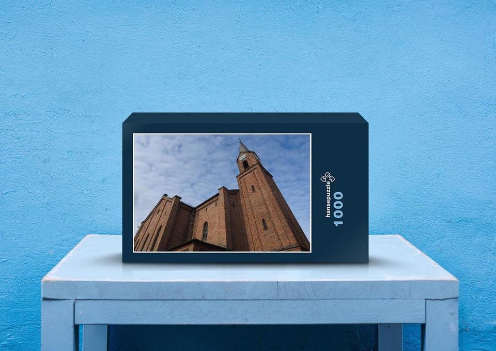 hansepuzzle 50151 - Kirche Puzzle, 1000 Teile, Religion, 60,0 x 46,0cm mit hochwertiger Aufbewahrung, Kartonbox und wiederverschließbarem Beutel