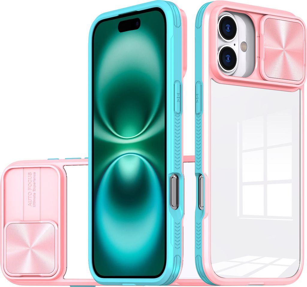 Hülle für iPhone 16 Plus Transparent TPU Bumper Schutzhülle Produktbild 