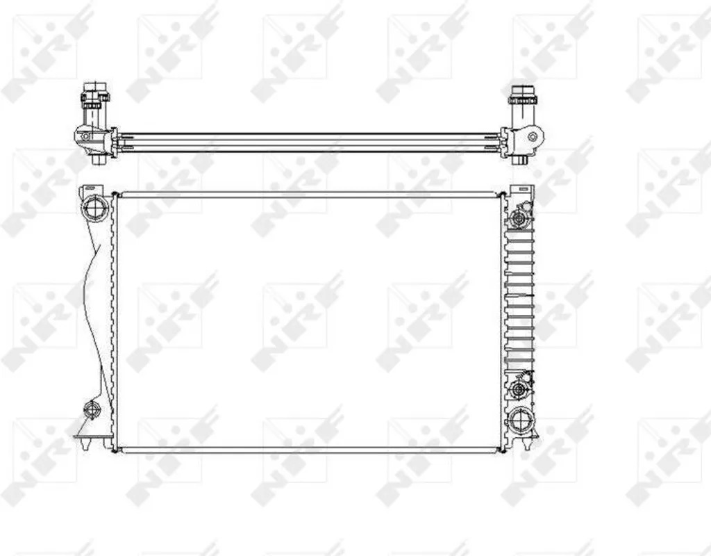 Stop surchauffe : Radiateur Audi A6 (4F) 58220 - Remplace 4F0121251AA