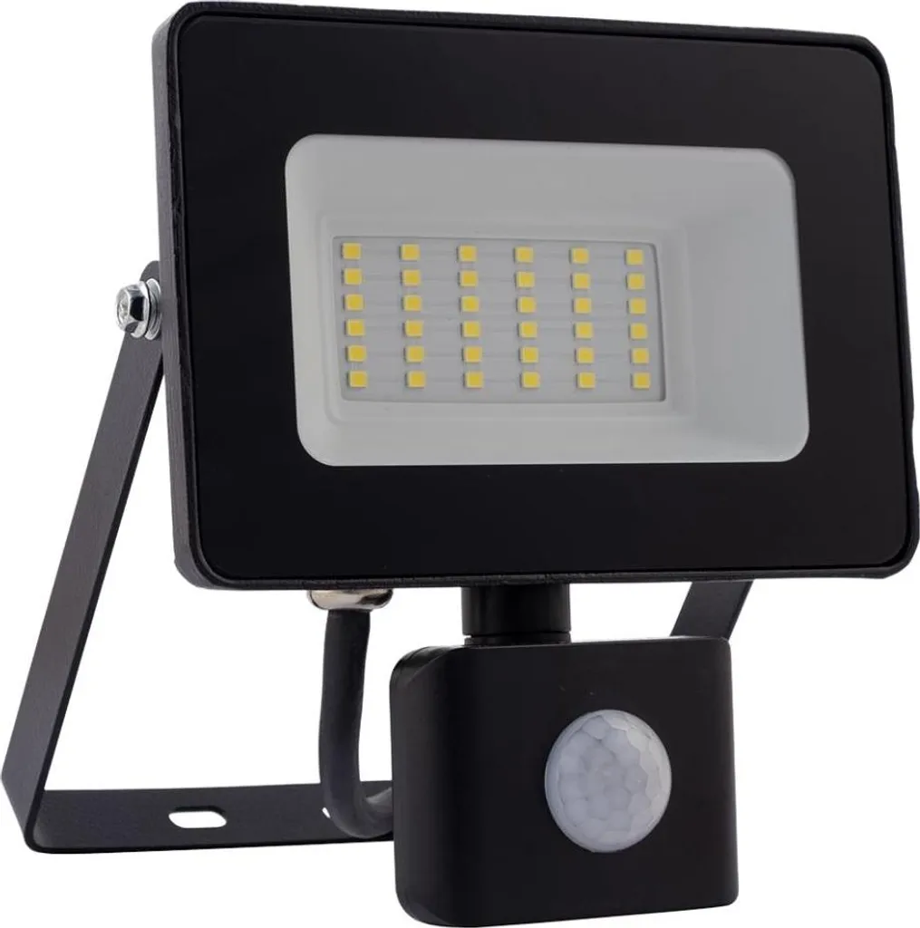 Faretto Esterno LED 30W GERMINA IP65 - Proiettore con Sensore Regolabile