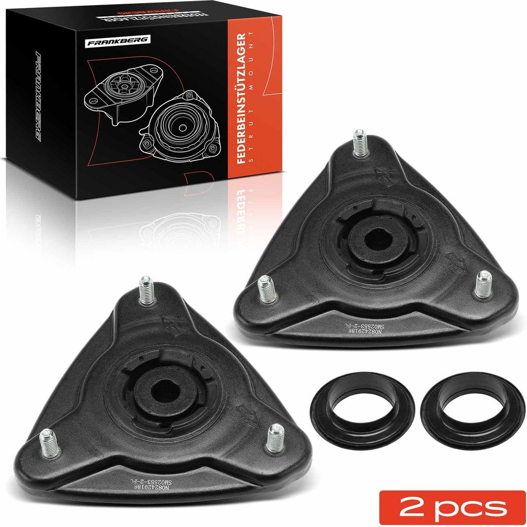 Frankberg 2x Domlager Federbeinstütz lager für Porsche 911 996 997 Boxster 986 Cayman