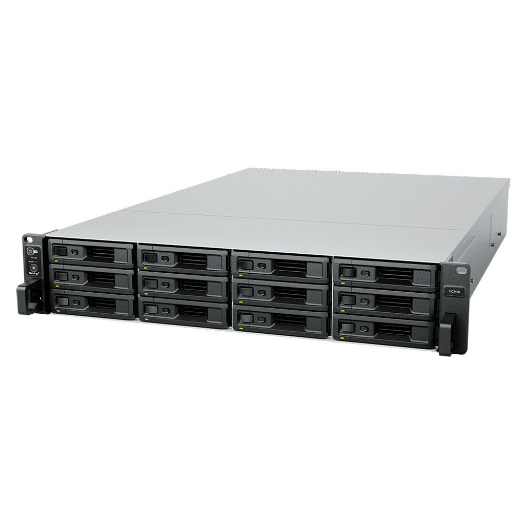 Synology UC3400 - NAS-Server - 12 Schächte - Rack