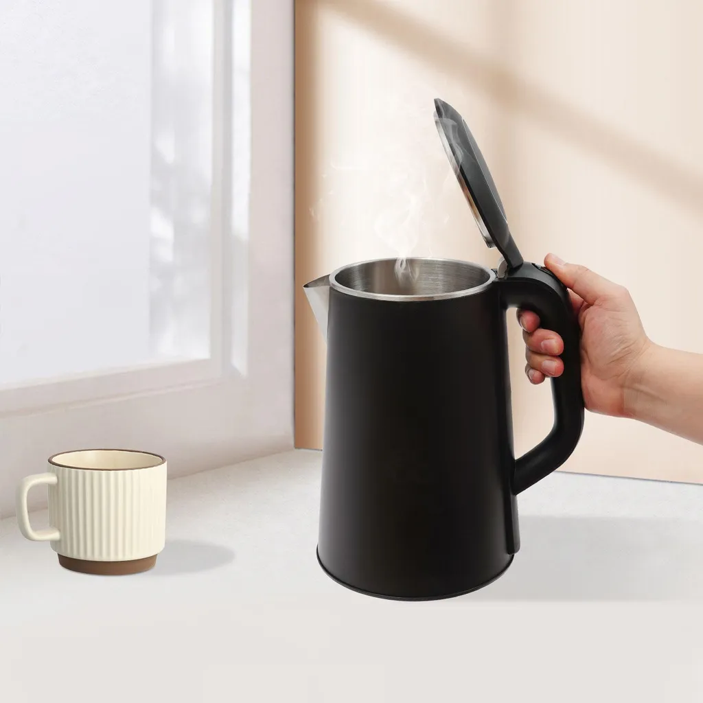 Bouilloire tactile noire avec réglage de température et écran LED - 4